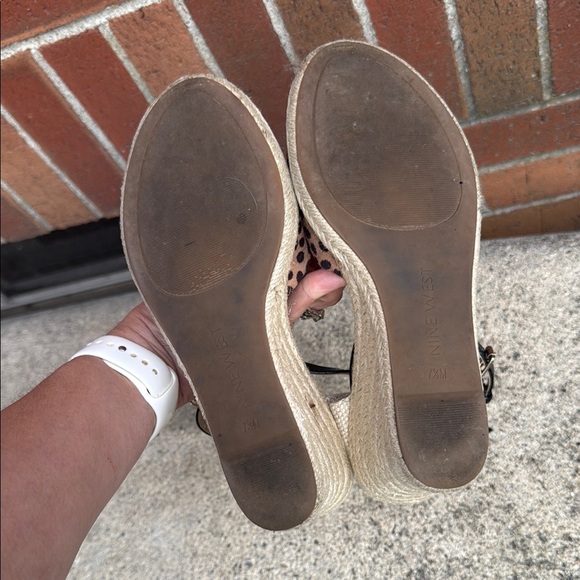 Nine West Leopard Print Sandals - Picture 5 of 7